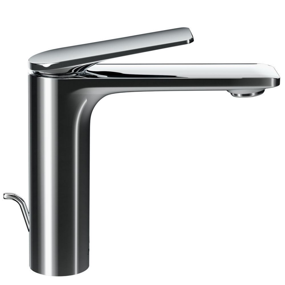 Picture of Single lever extended basin mixer with popup waste