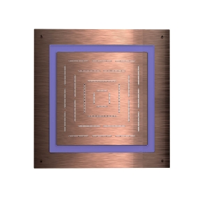 Picture of Maze Prime Square Shape Single Function Shower - Antique Copper