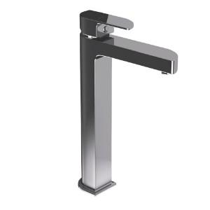 Picture of Single Lever High Neck Basin Mixer - Black Chrome
