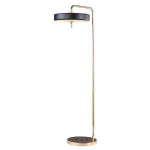 Picture of Frosted Floor Lamp - Black