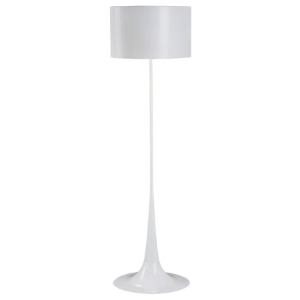 Picture of Aluminium shade Floor Lamp - White