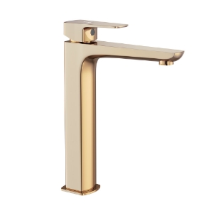 Picture of Single Lever High Neck Basin Mixer - Auric Gold