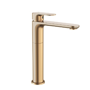 Picture of Single Lever High Neck Basin Mixer - Auric Gold