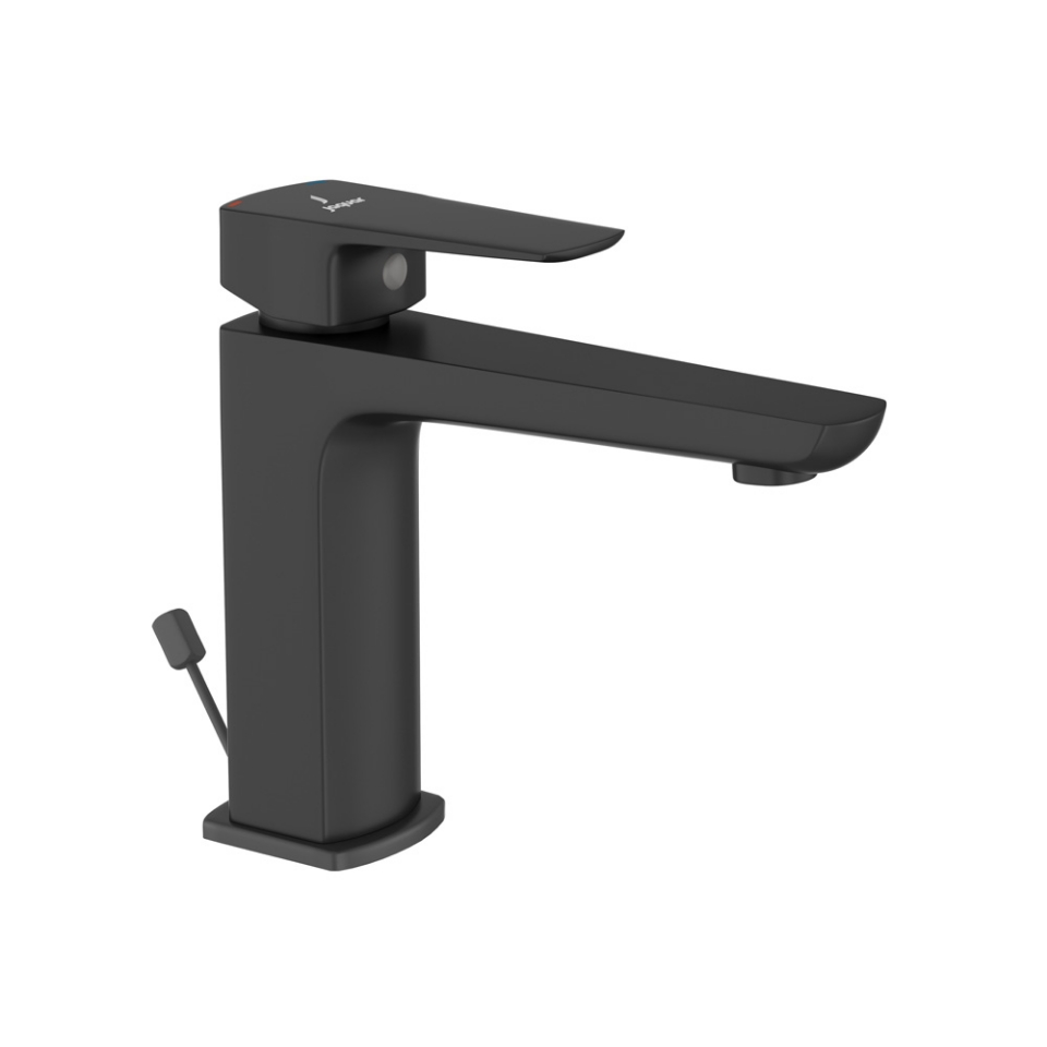 Picture of Single Lever Basin Mixer with Popup Waste - Black Matt