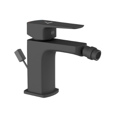 Picture of Single Lever Bidet Mixer with Popup Waste - Black Matt