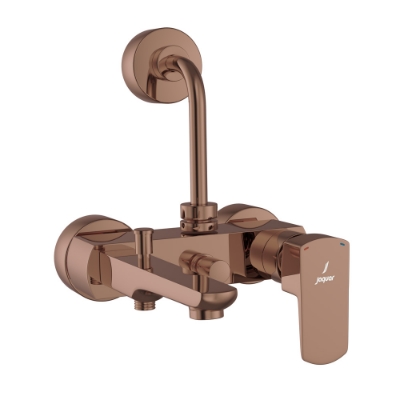 Picture of Single Lever Bath & Shower Mixer 3-in-1 System - Blush Gold PVD