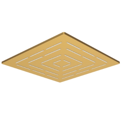 Picture of Square Shape Maze Overhead Shower - Gold Matt PVD