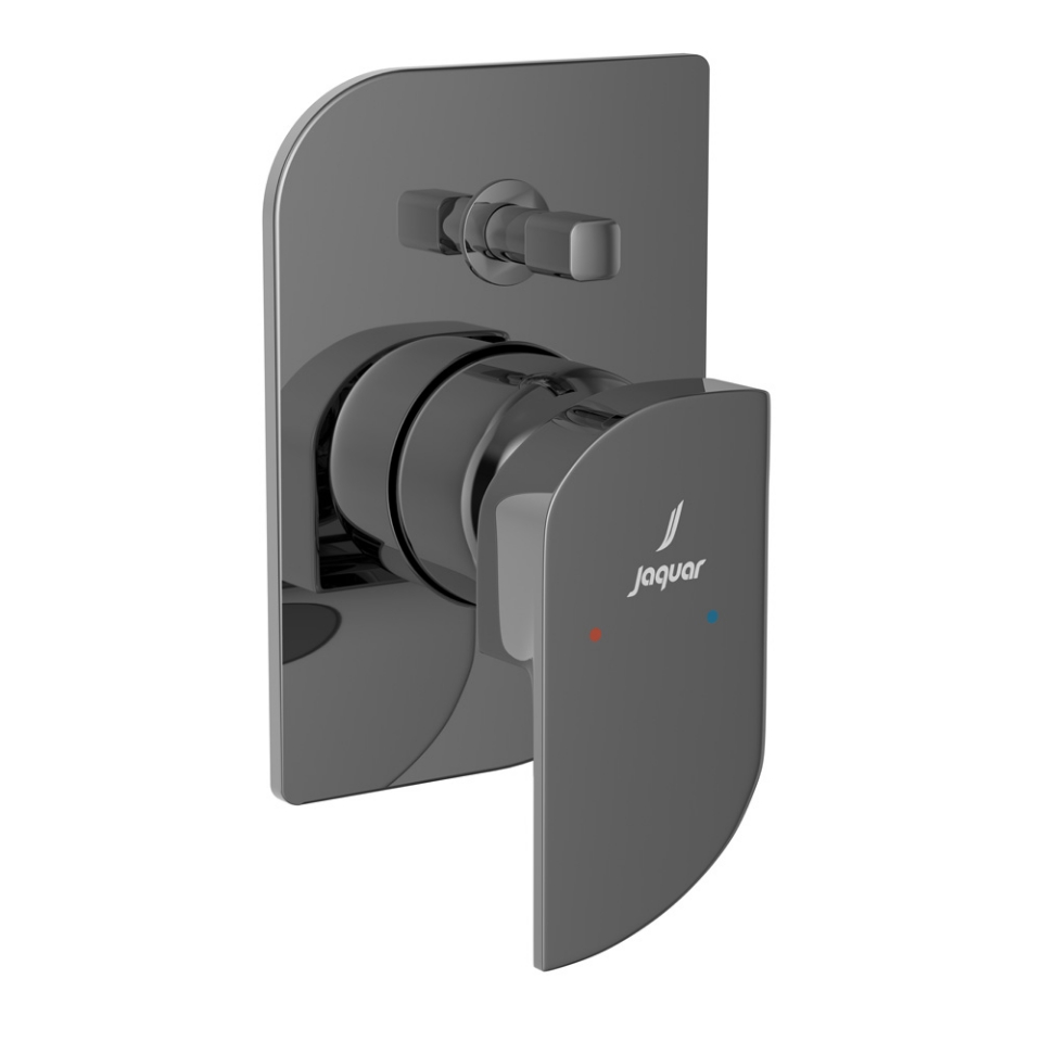 Picture of Exposed Part Kit of Single Lever Hi Flow In-wall Diverter - Black Chrome