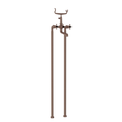 Picture of Bath & Shower Mixer with Telephone Shower Crutch - Antique Copper