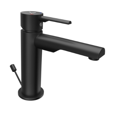 Picture of Single Lever Basin Mixer  - Black Matt