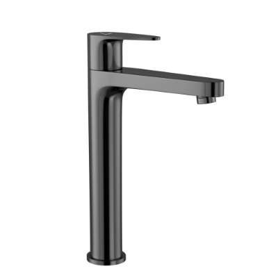 Picture of High Neck Basin Tap - Black Chrome