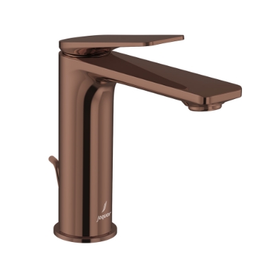Picture of Single Lever Extended Basin Mixer with Popup Waste - Blush Gold PVD